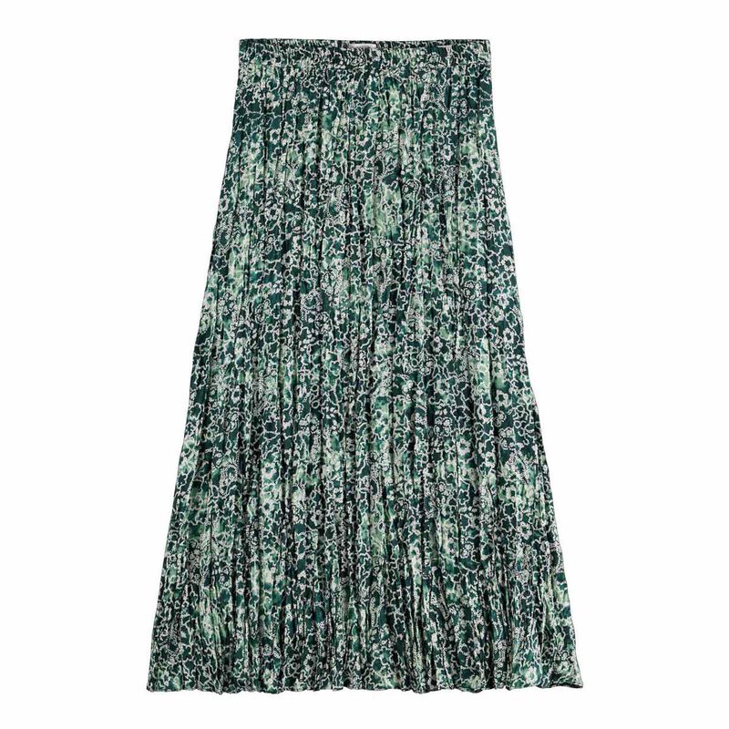 Scotch & Soda Pleated Crinkle Skirt image number 0